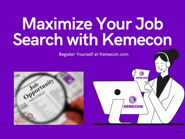 Maximize Your Job Search with Kemecon