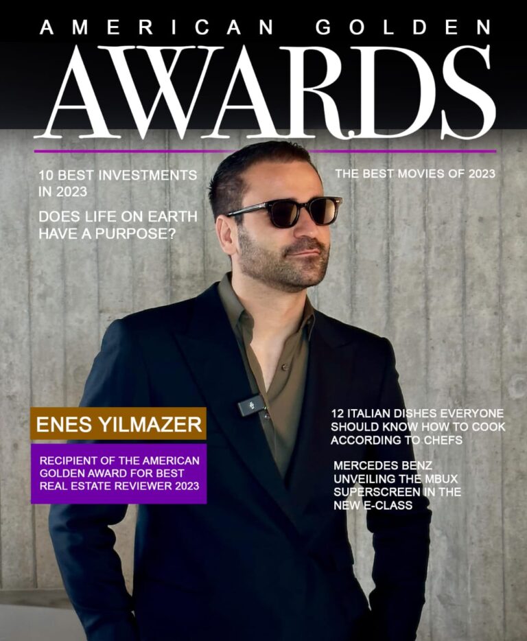 Renowned Real Estate Influencer Enes Grabs Coveted American Golden Award for Best Reviewer in 2023!