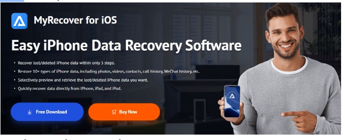 Recover iPhone Data After Erase: Choose MyRecover