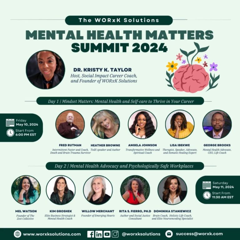 Why Mental Health Advocacy Matters: Insights from the Mental Health Matters 2024 Summit by WORxK Solutions