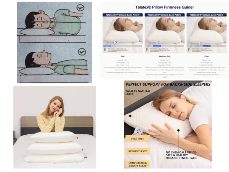 Neck Pain Relief Solution – Talatex® Premium Latex Pillow