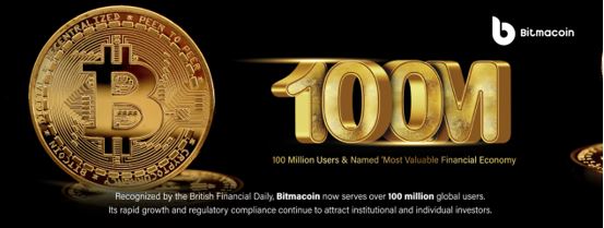 Bitmacoin Surpasses 100 Million Core Users, Recognized by Financial Daily UK as “Most Valuable Financial Ecosystem”