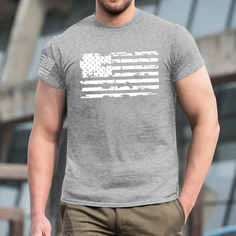 The Everyday Flag: Redefining Strength With Patriotic Men’s T-Shirts