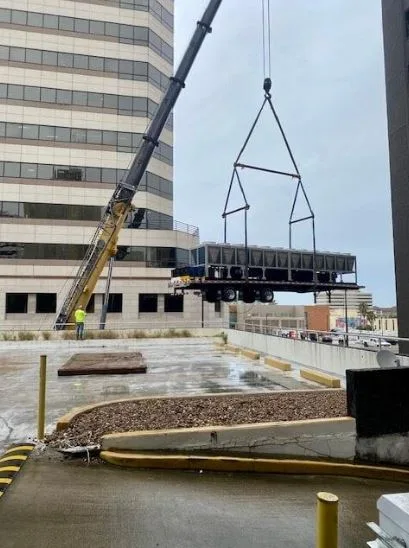 A Cool New Chapter Begins: Brand-New Chiller Delivered to Broadway Tower in Corpus Christi