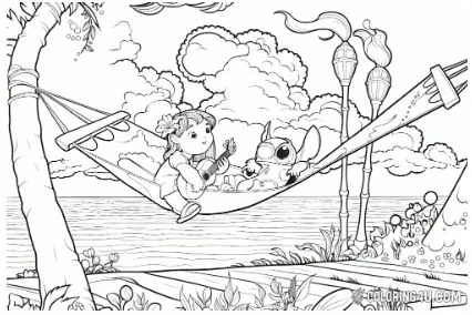 Unleash Creativity with These Adorable Lilo & Stitch Coloring Pages for Kids and Adults