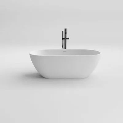 Elegant Bathroom Looks with Solid Surface Freestanding Tubs