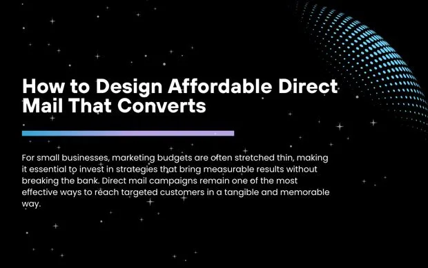 How to Design Affordable Direct Mail That Converts