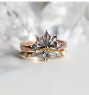 Changing the Engagement Ring Game With Salt and Pepper Diamonds