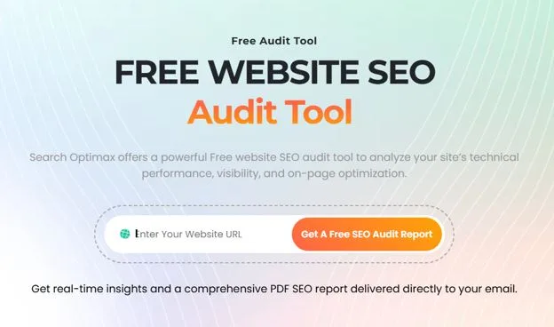 How Search Optimax’s Free Web SEO Audit Tool Can Help You Rank Higher on Google in 2025