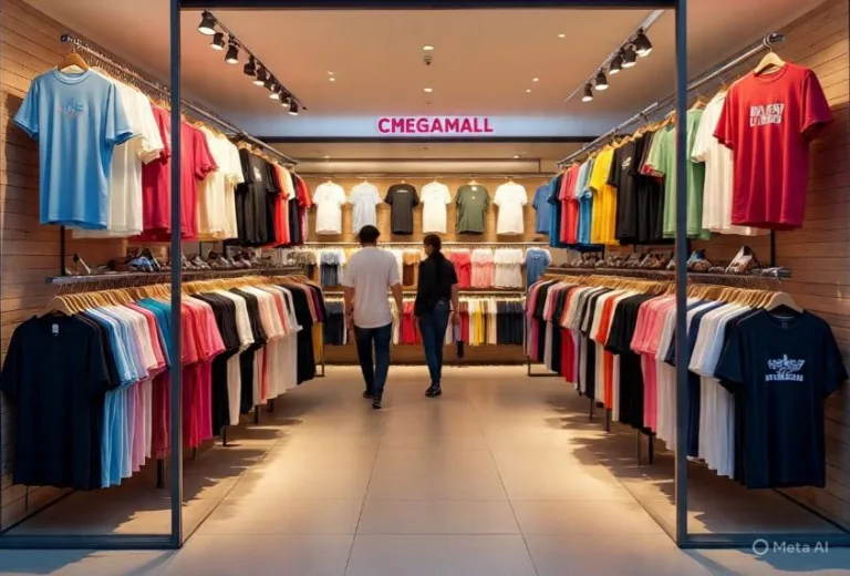 Mega T-Shirt Shop at CMEGAMALL: Where Style Meets Comfort