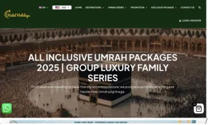 Halalholidays.asia揭开了全包umrah套餐2025年的家庭和群体