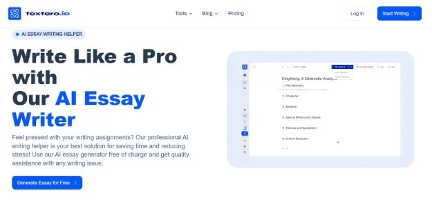 Textero.io Improves Usability All Over the Website