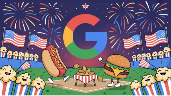 The Fourth of July in Pixels: Independence Day Celebrations Through Google Doodles