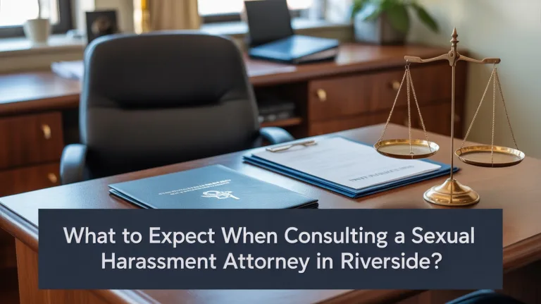 What to Expect When Consulting a Sexual Harassment Attorney in Riverside?