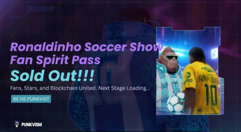 PunkyKongz’s Punkvism: ‘Ronaldinho Soccer Show’ NFT Public Sale Sells Out Instantly