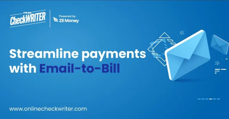 OnlineCheckWriter.com Launches Groundbreaking Email-to-Bill Feature