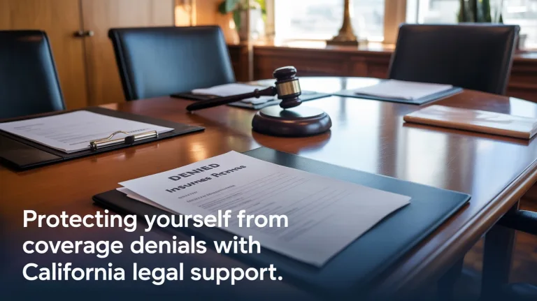 Protecting Yourself From Coverage Denials With California Legal Support