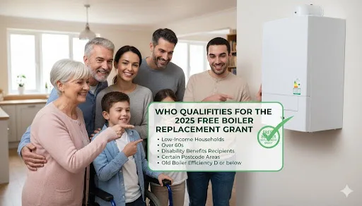 Who Qualifies for the 2025 Free Boiler Replacement Grant