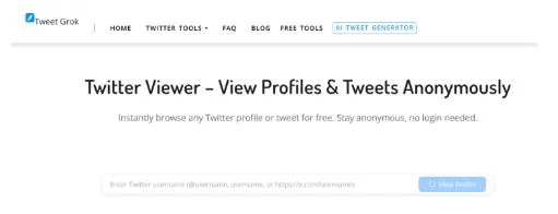 TweetGrok: An Overview of a Twitter Viewer Tool