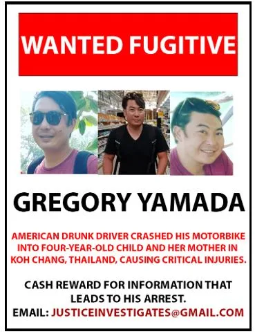 Pursuit of American Citizen Gregory Yamada Ongoing After British Family Injured