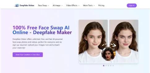 Deepfake Photo Maker Free: Create Realistic Face-Swaps Online with Deepfake Maker