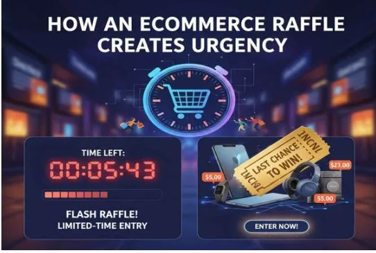 How an Ecommerce Raffle Creates a Sense of Urgency for Shoppers?