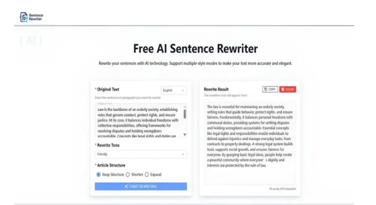 A Look at the Top Sentence Rewriters in 2025