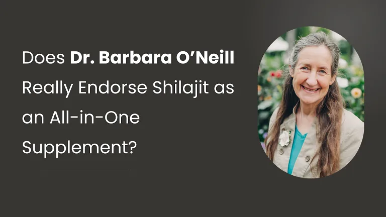 Does Dr. Barbara O’Neill Really Endorse Shilajit as an All-in-One Supplement?