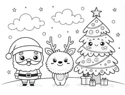 Fun & Free Printable Christmas Coloring Pages for All Ages