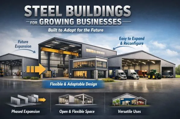 Steel Building Solutions for Businesses Planning Future Expansion