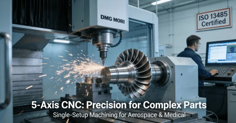 5-Axis CNC Machining: Boost Precision& Cut Costs for Complex Parts| 2025 Guide