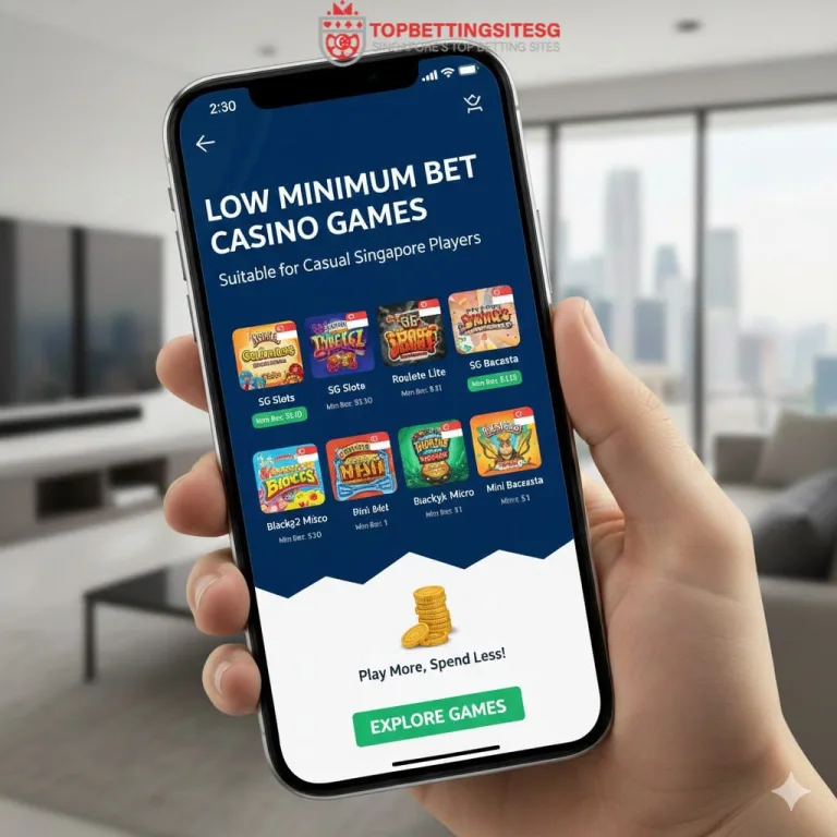 Low Minimum Bet Casino Games Suitable for Casual Singapore Players