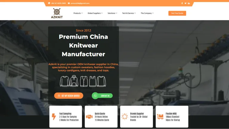 Glad Meaning Knitwear Sets New Standard for Sustainable Private Label Production with 3-Day Rapid Sampling and Advanced 3D Knitting Technology