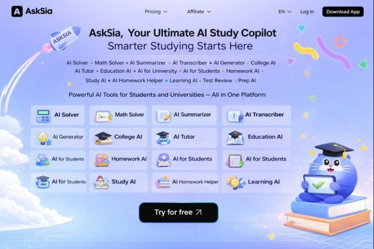 AskSia AI Solver – Smart Learning Made Simple