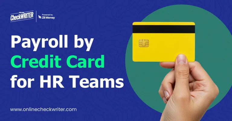 OnlineCheckWriter.com Highlights Payroll by Credit Card as a Strategic Tool for HR Teams