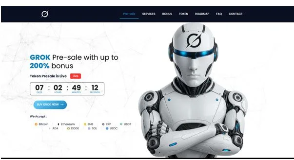 GRO32K Token: Launching Into the AI‑Crypto Era — Presale Now Live