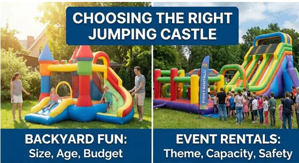 Choosing the Right Jumping Castle for Your Backyard or Event