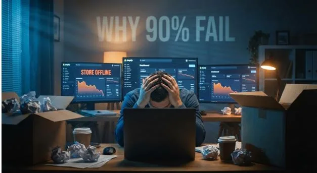 Why 90% of Shopify Stores Fail — And What the Successful 10% Do Differently