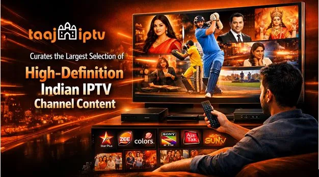 Taaj IPTV Curates the Largest Selection of High-Definition Indian IPTV channel Content
