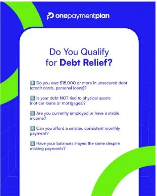 Debt Settlement Firm One Payment Plan Offers Financial Literacy Guidance and Connects Clients with Qualified Debt Relief Partners
