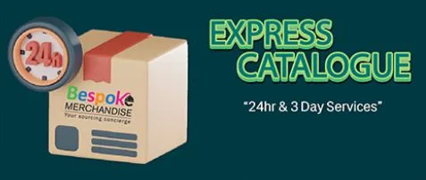 Bespoke Merchandise Launches 24 Hour Express Catalog, Empowering Marketing Managers with Instant Promotional Products.