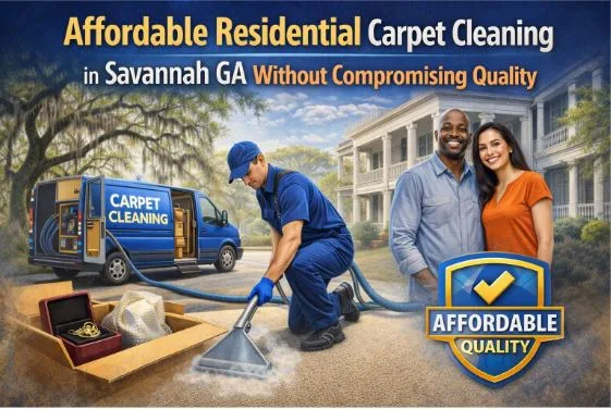 Affordable Residential Carpet Cleaning in Savannah GA Without Compromising Quality