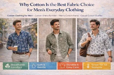 Why Cotton Is the Best Fabric Choice for Men’s Everyday Clothing