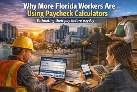 Why a higher number of workers in Florida are now using paycheck calculators to estimate their payroll?