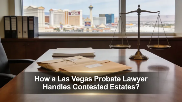 How a Las Vegas Probate Lawyer Handles Contested Estates?