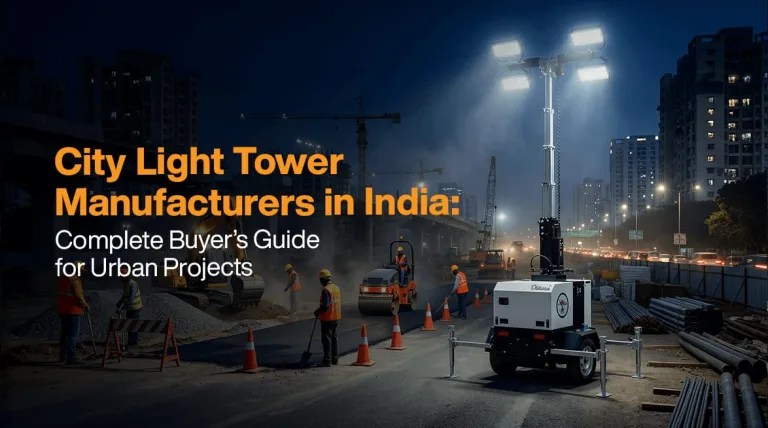 City Light Tower Manufacturers in India: A Buyer’s Guide
