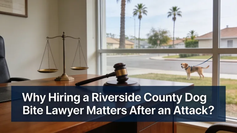 Why Hiring a Riverside County Dog Bite Lawyer Matters After an Attack?
