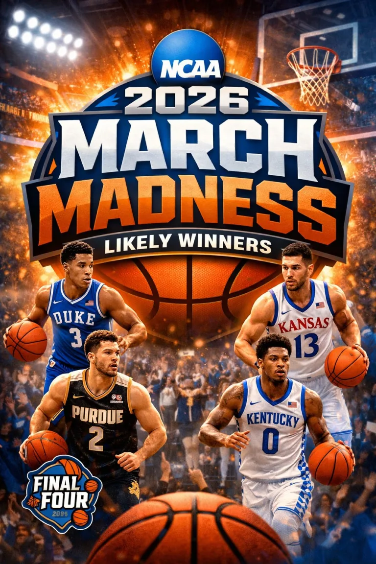2026 March Madness – Likely Winners
