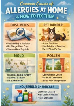 Common Causes of Allergies at Home and How to Fix Them