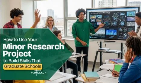 How to Use Your Minor Research Project to Build Skills That Graduate Schools Notice
